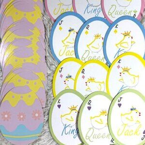Easter Egg Chirpy Chick Playing Cards